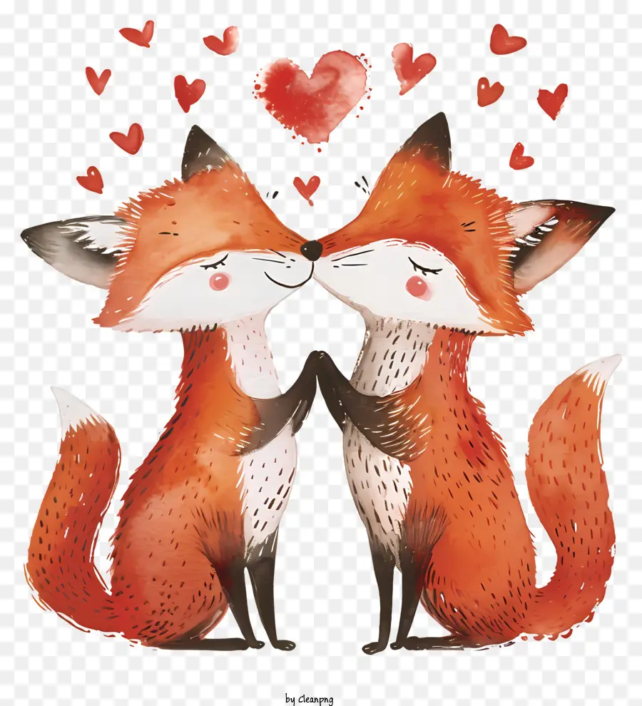 Valentine Fox，Renards Roux PNG
