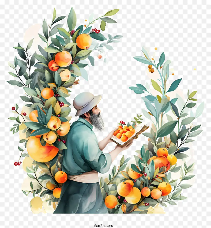 L'homme，Les Orangers PNG