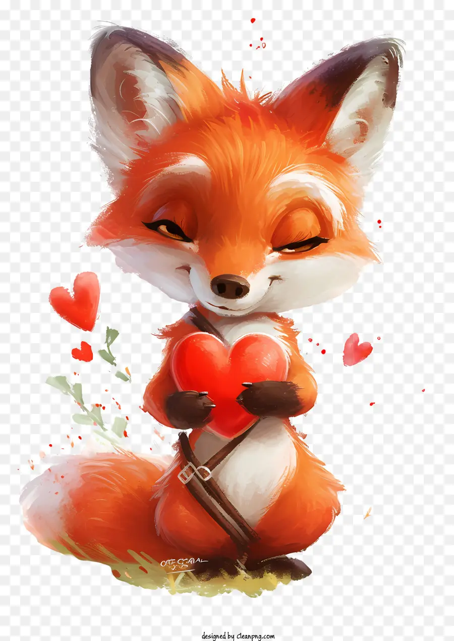 Valentine Fox，Dessin Animé De La Fox PNG