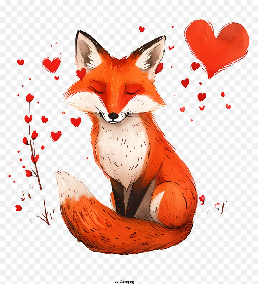 Valentine Fox，Renard Rouge PNG