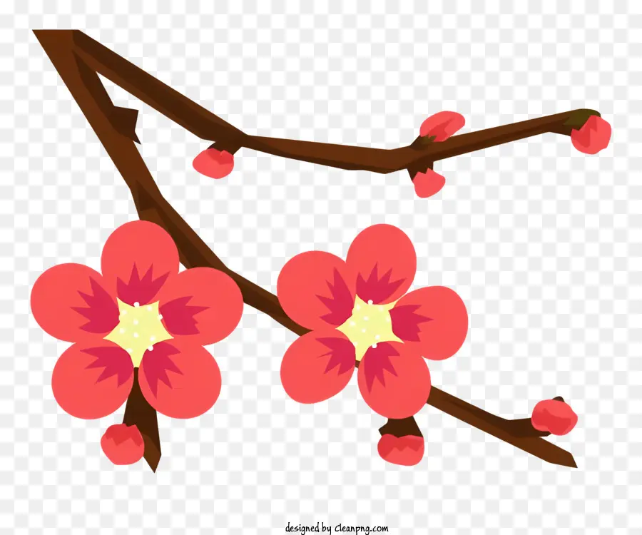 Fleur，Branche PNG