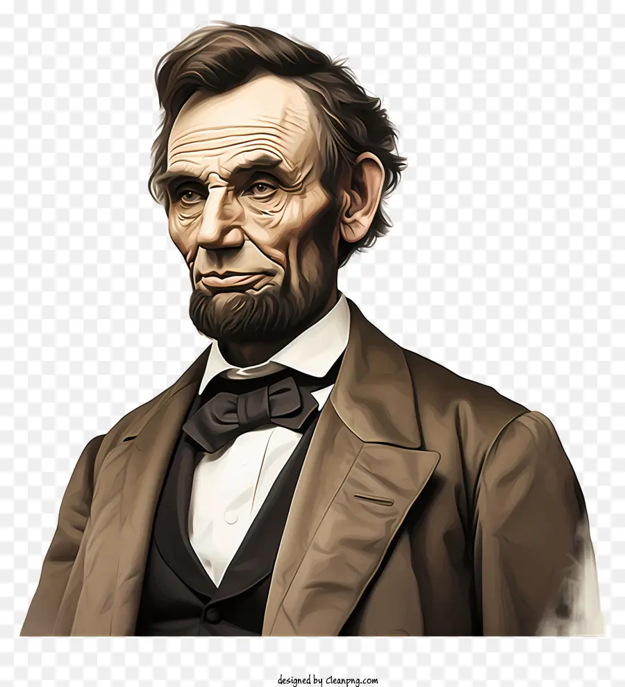 Style Réaliste Abraham Lincoln，Abraham Lincoln PNG