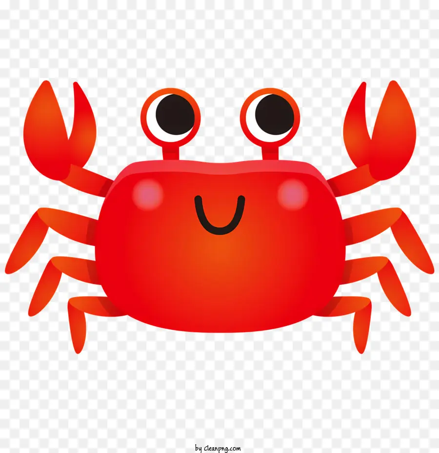Crabe，Arrière Plan Noir PNG