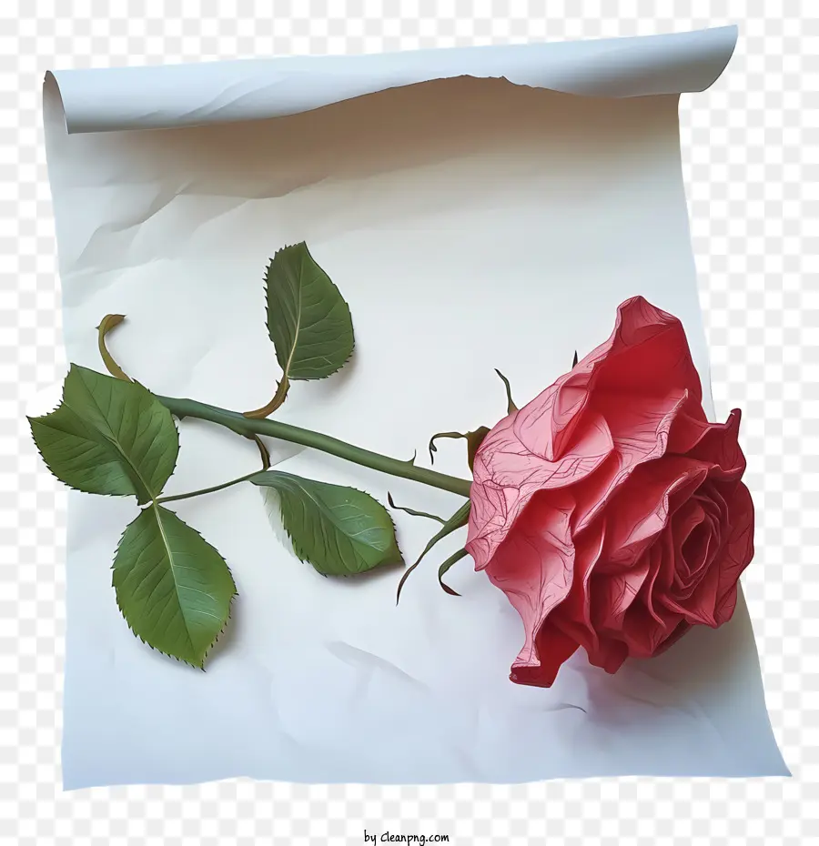 Rose Et Papier，Rose Rose PNG