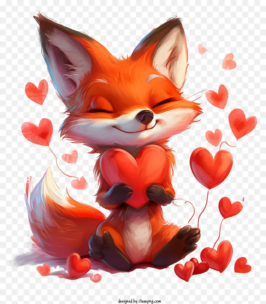 Valentine Fox，Renard Rouge PNG