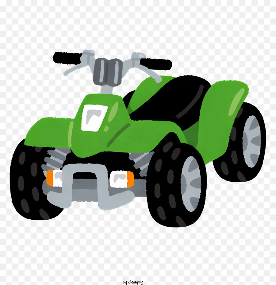 Voiture，Green Four Wheeler PNG