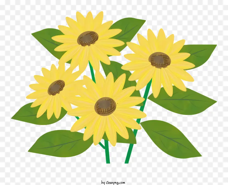 Fleur，Tournesols PNG