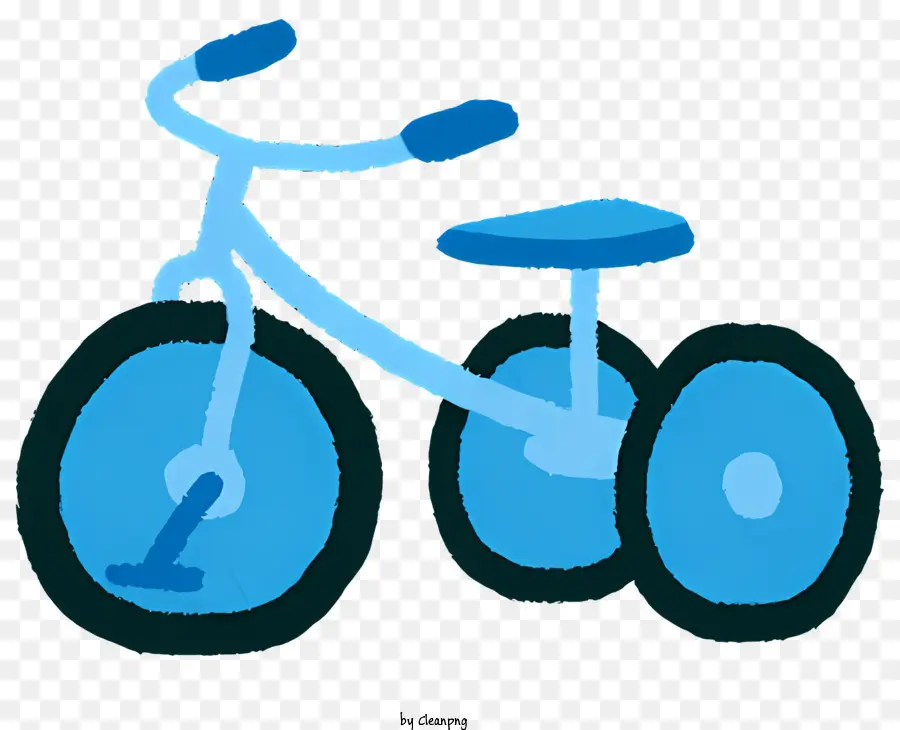 Vélo，Bicyclette Bleue PNG