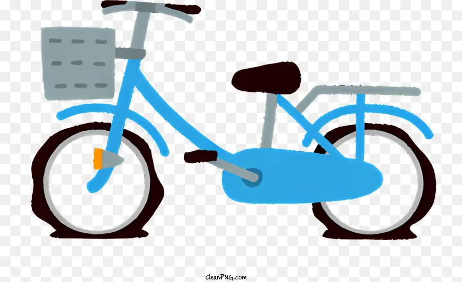 Vélo，Bicyclette Bleue PNG