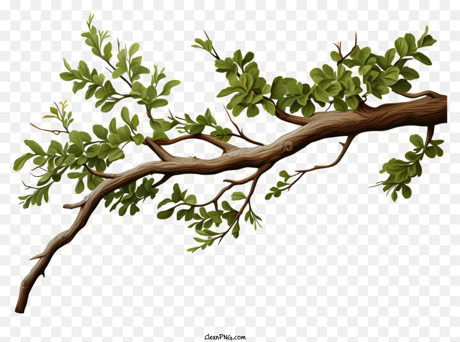 Branche D'arbre De Style Réaliste，Branche D'arbre PNG