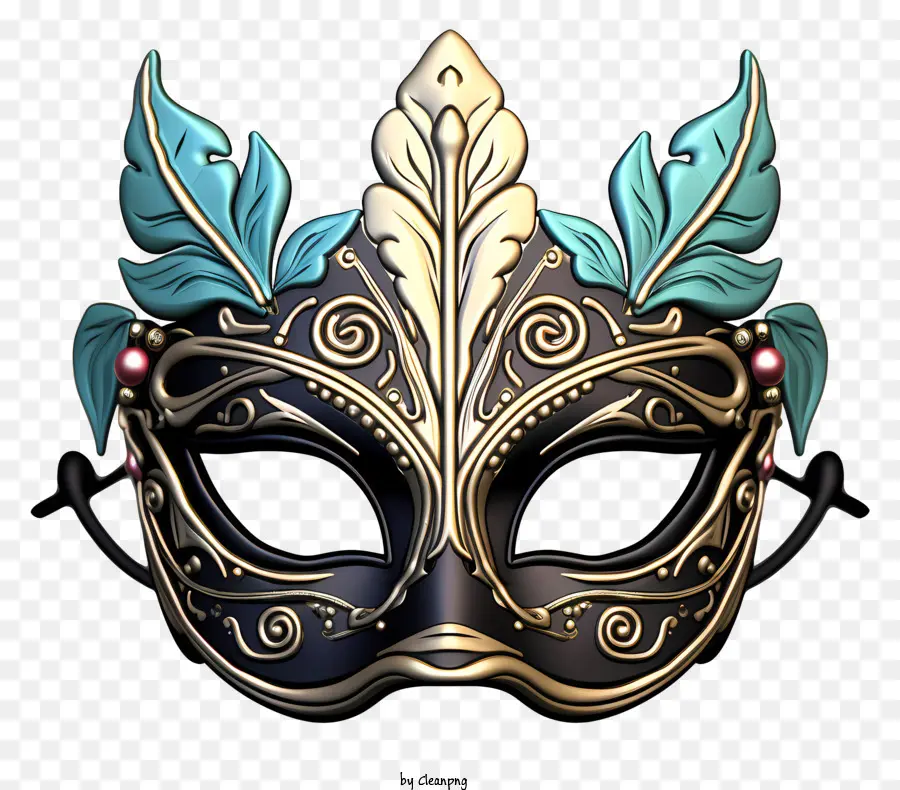 Masque De Mascarade De Style Croquis，Masque Luxueux PNG