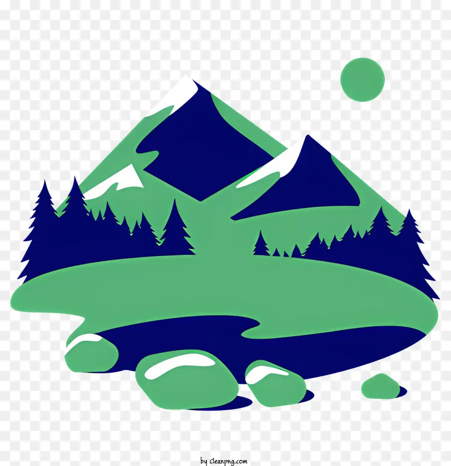 Fond Artistique，Montagne PNG