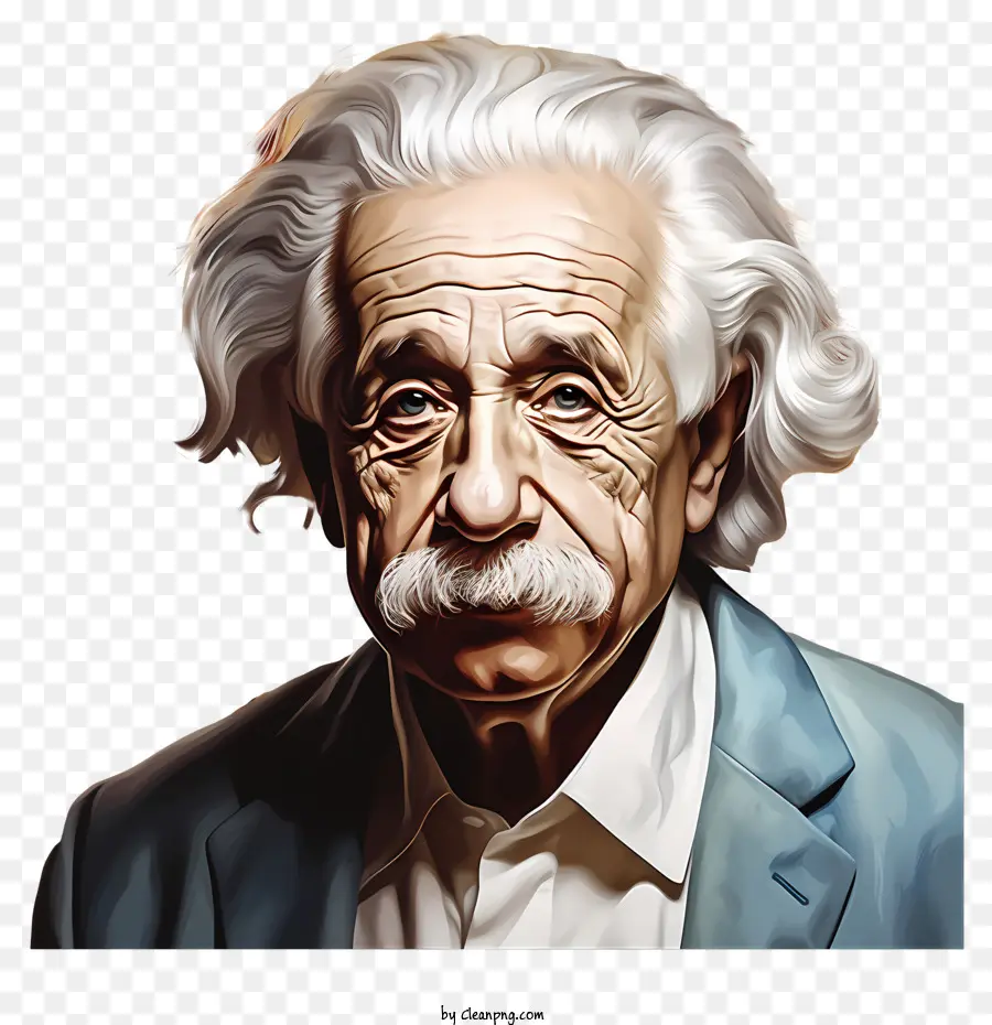 Portrait D'albert Einstein，Einstein PNG