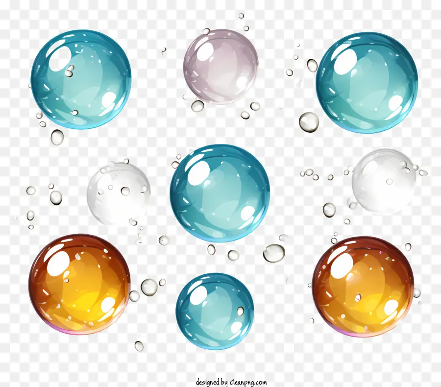 Bulles De Mousse De Savon，Bulles PNG