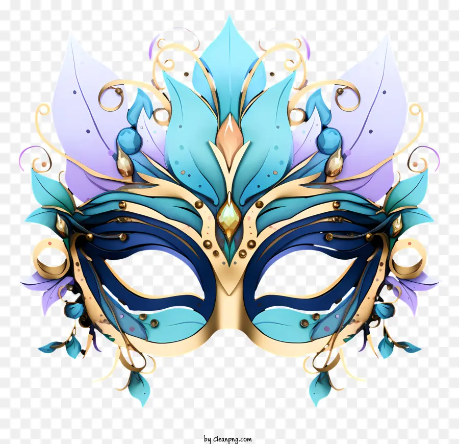 Masque De Mascarade Aquarelle，Masque Décoratif PNG