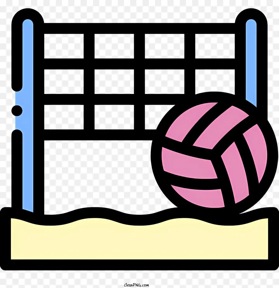 Volley Ball，Sable PNG