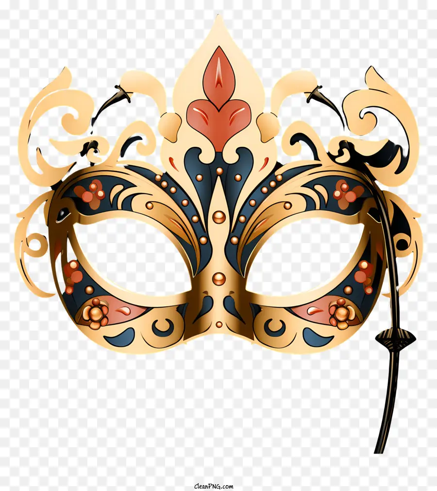 Masque De Mascarade Dessinée à La Main，Masque Décoratif PNG