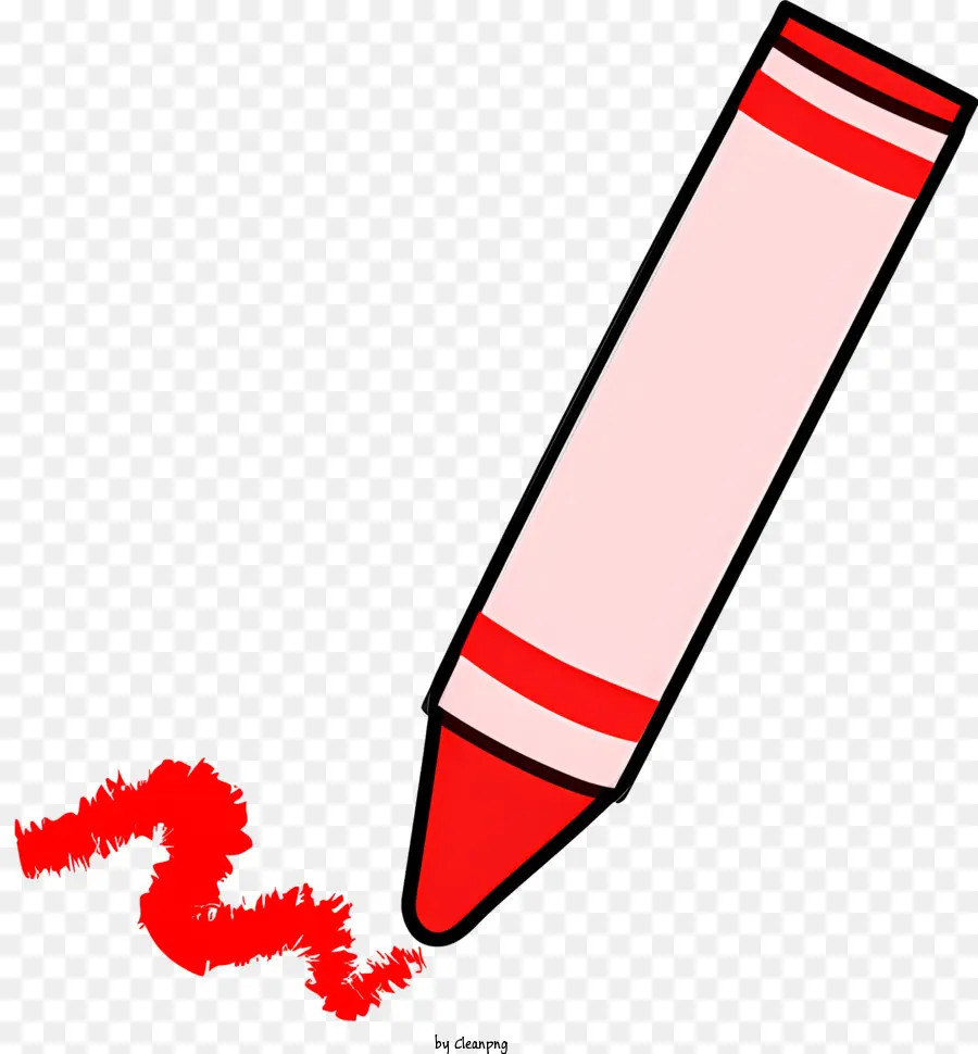 Colorie，Rouge Crayon PNG