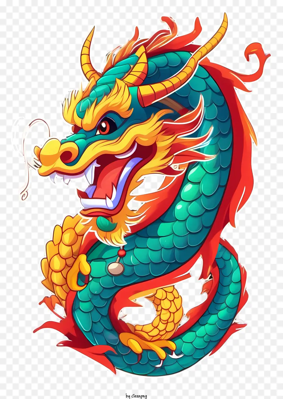 Dragon Chinois，Dragon De Style Dessin Animé PNG