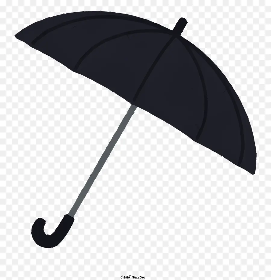 Dessin Animé Parapluie，Parapluie Noir PNG