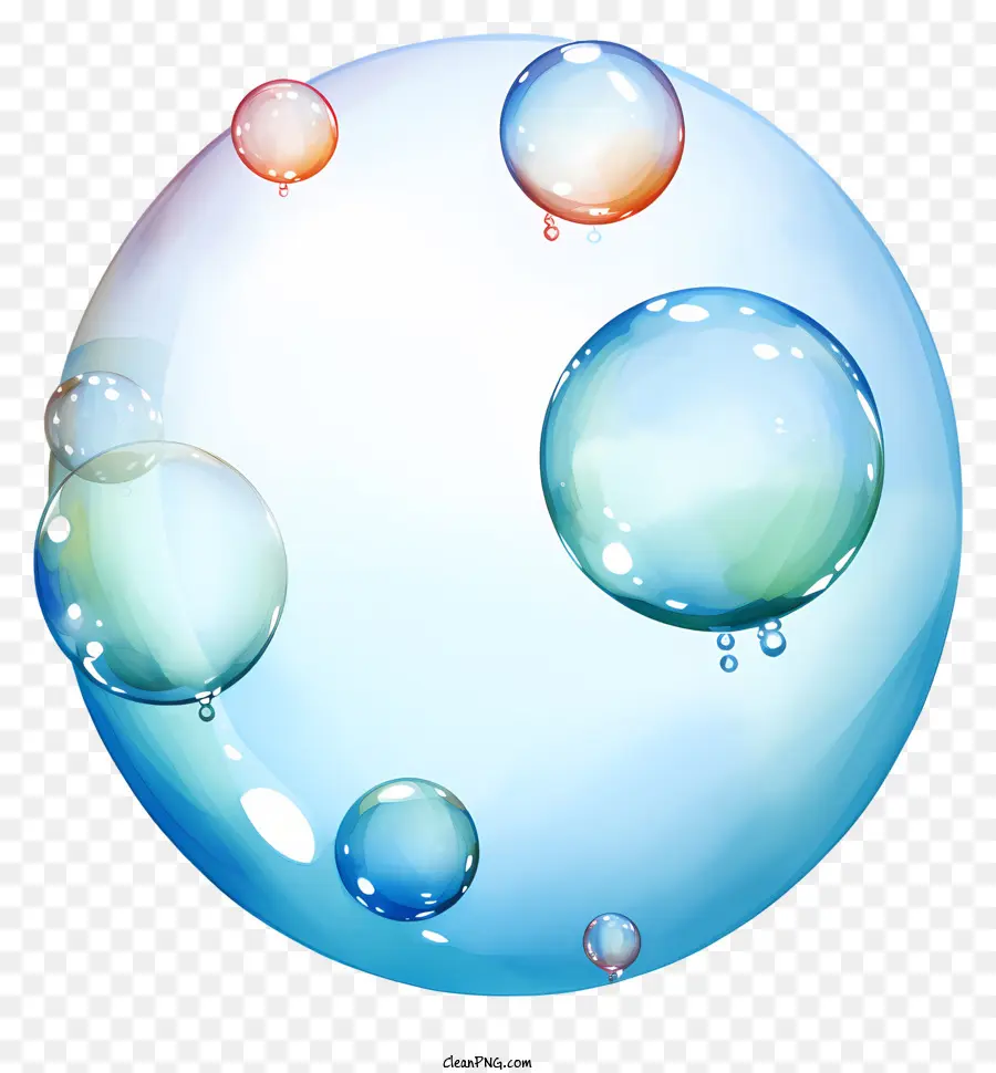 Bulles De Savon Aquarelle，Bulles PNG