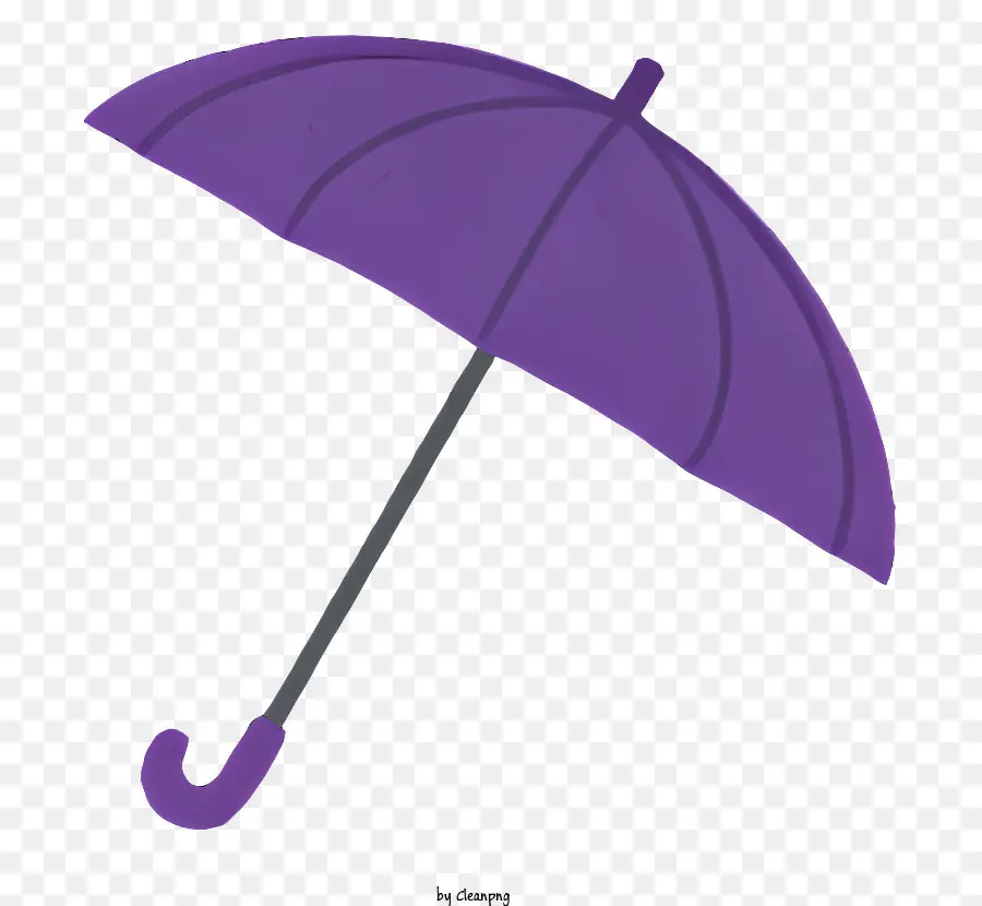 Dessin Animé Parapluie，Parapluie Violet PNG