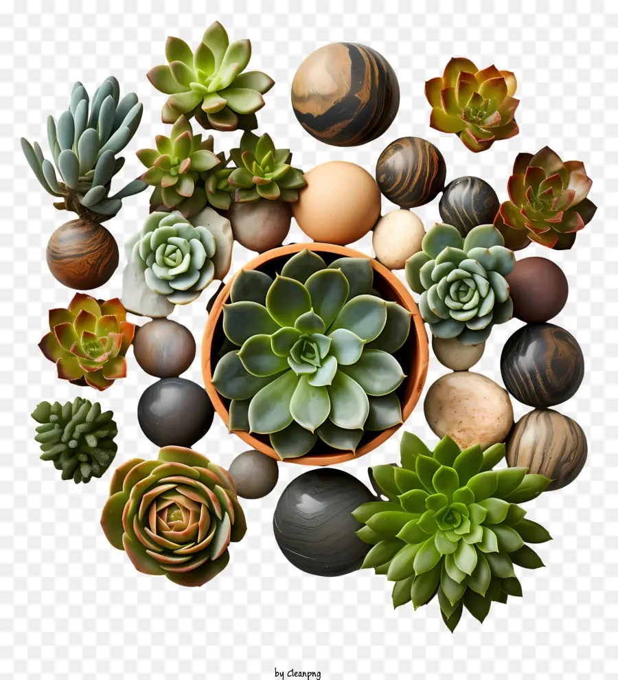 Plantes Succulentes En Pot，Les Plantes Succulentes PNG