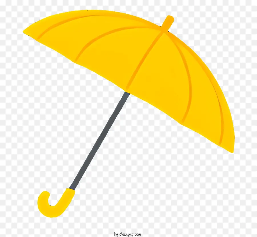 Dessin Animé Parapluie，Jaune Parapluie PNG