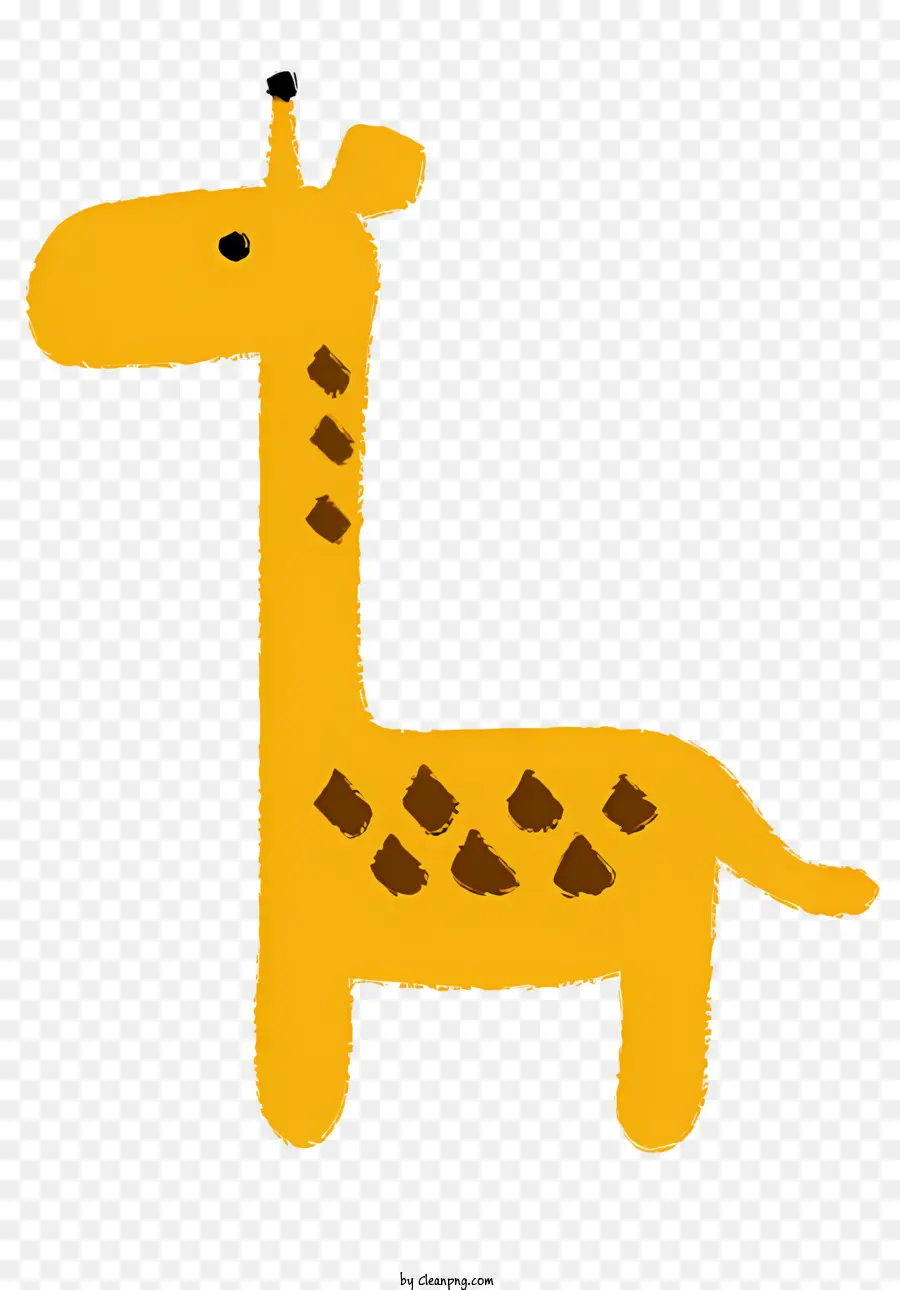 Animal，Girafe De Dessin Animé PNG