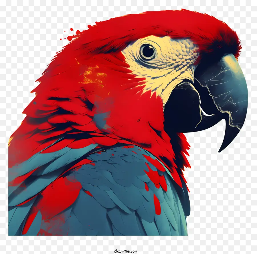 Perroquet，Le Rouge Et Le Bleu Parrot PNG