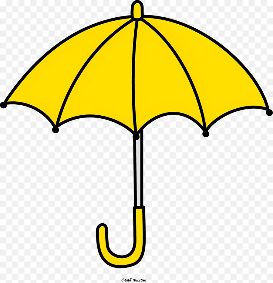 Parapluie，Jaune Parapluie PNG