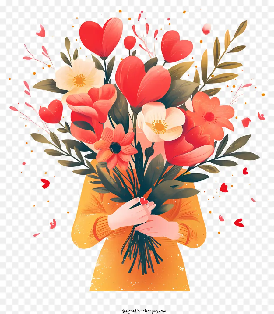 Livraison De Fleurs，Bouquet PNG