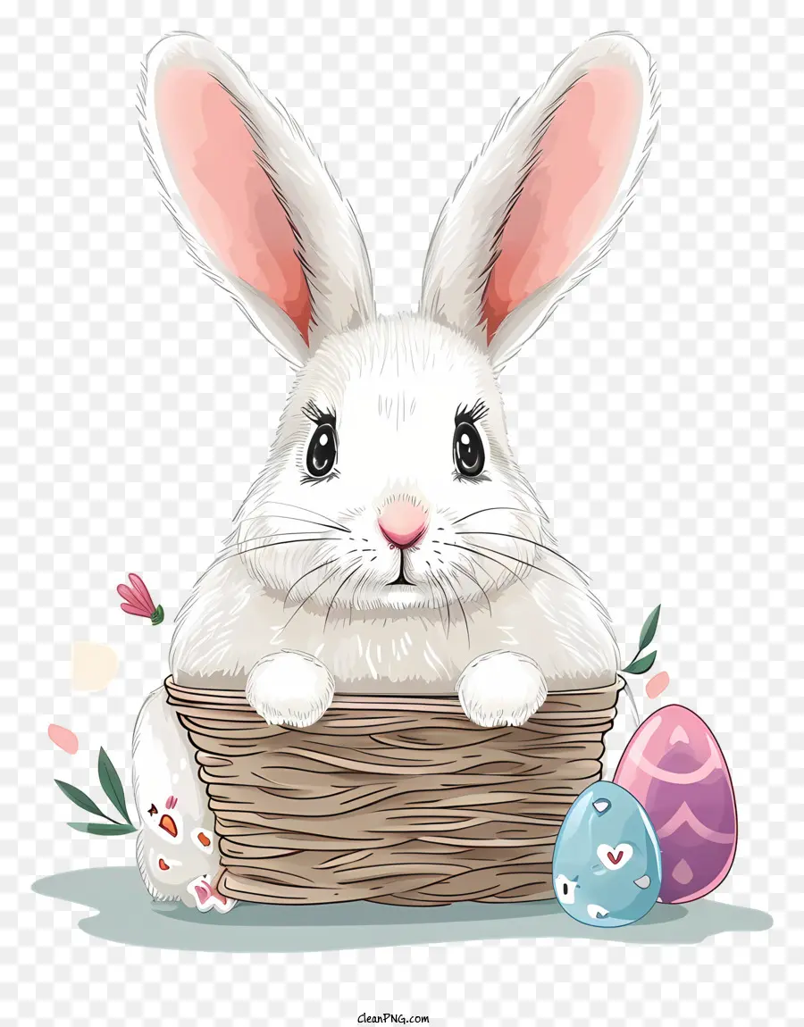 Lapin De Pâques Simpliste Art Vectoriel，Lapin De Pâques PNG