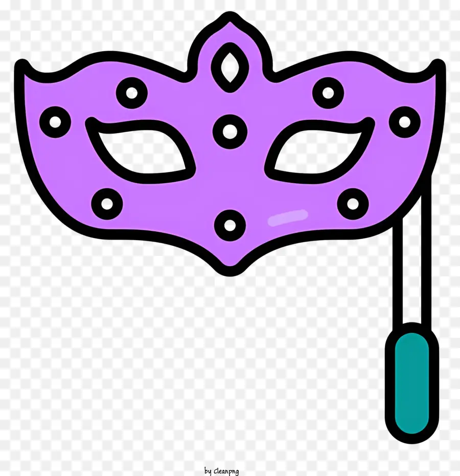 Mascarade Masque，Masque Violet PNG