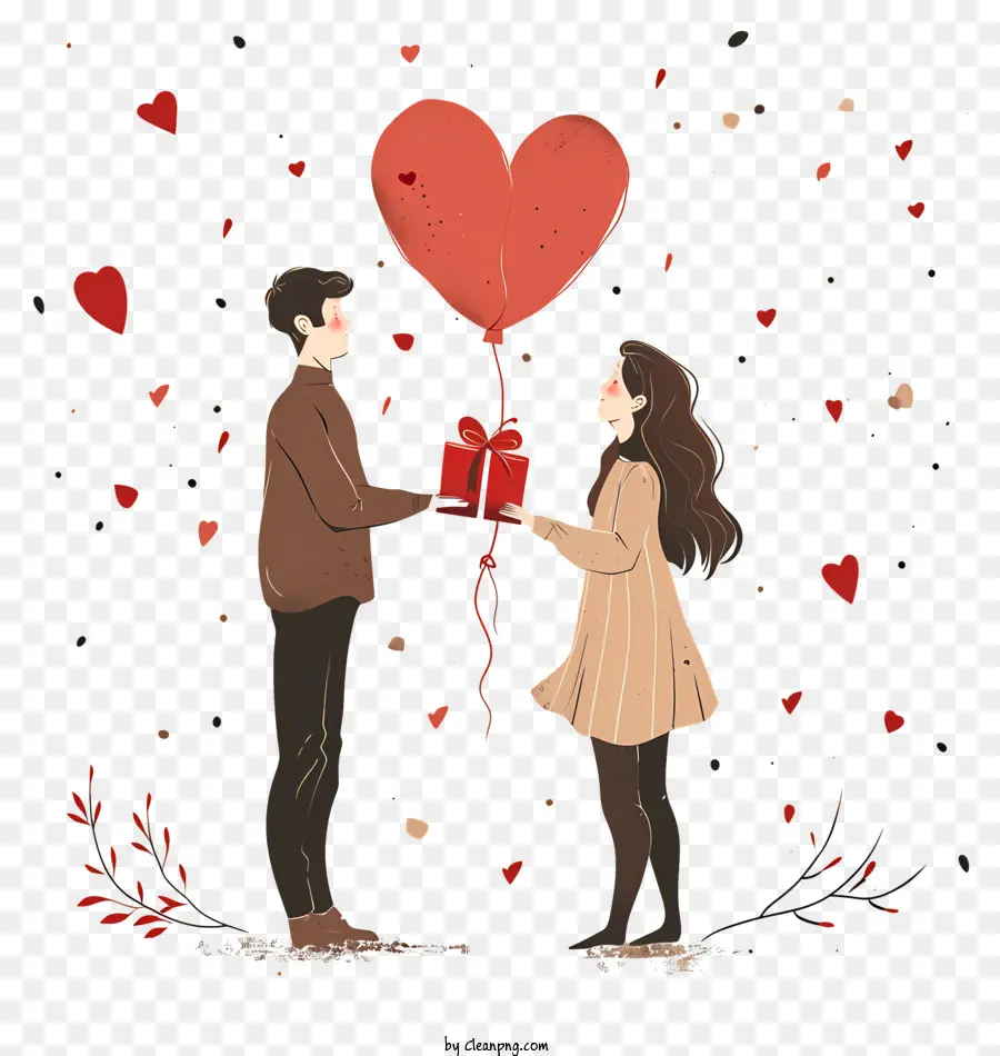 Cadeau De La Saint Valentin Pour Petit Ami，L'amour PNG