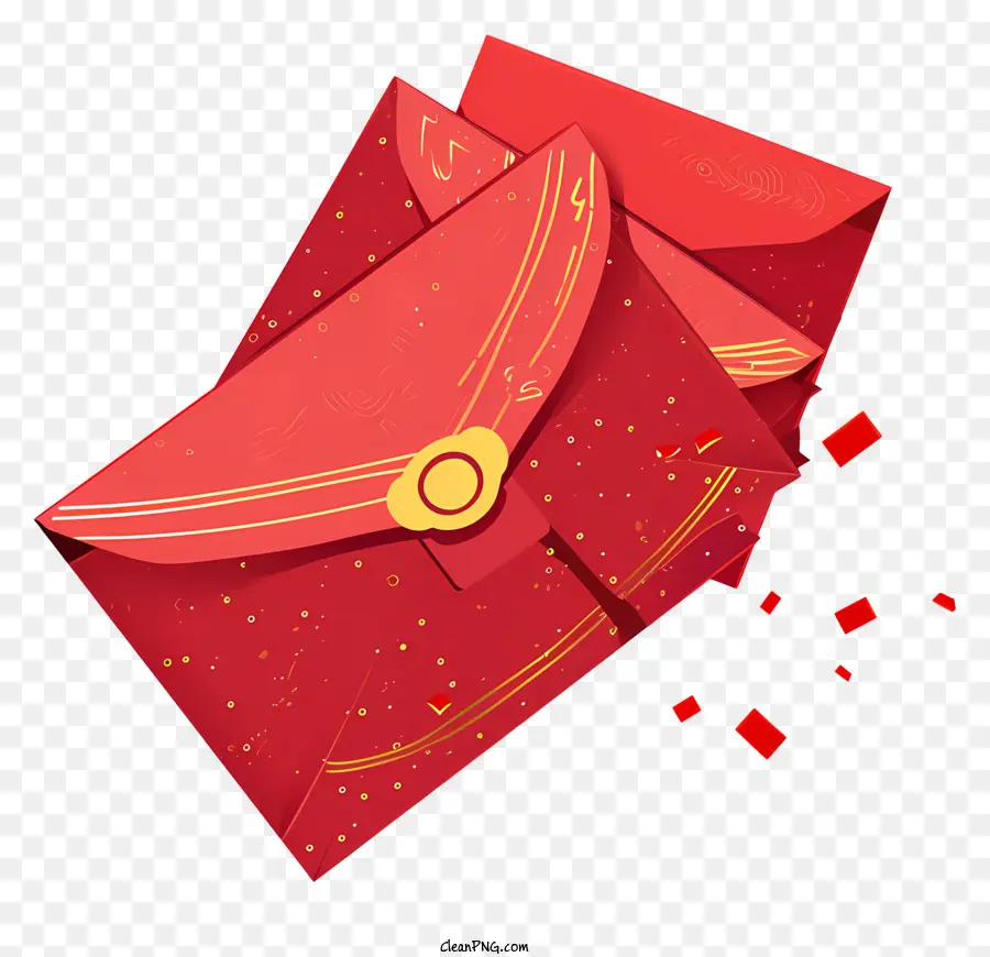 Nouvel An Chinois，Rouge Paquet PNG
