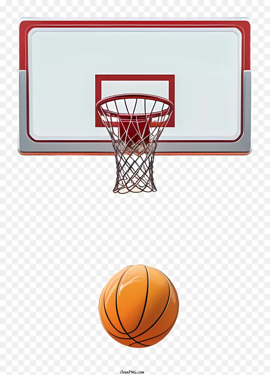 Terrain De Basket Réaliste，De Basket Ball PNG