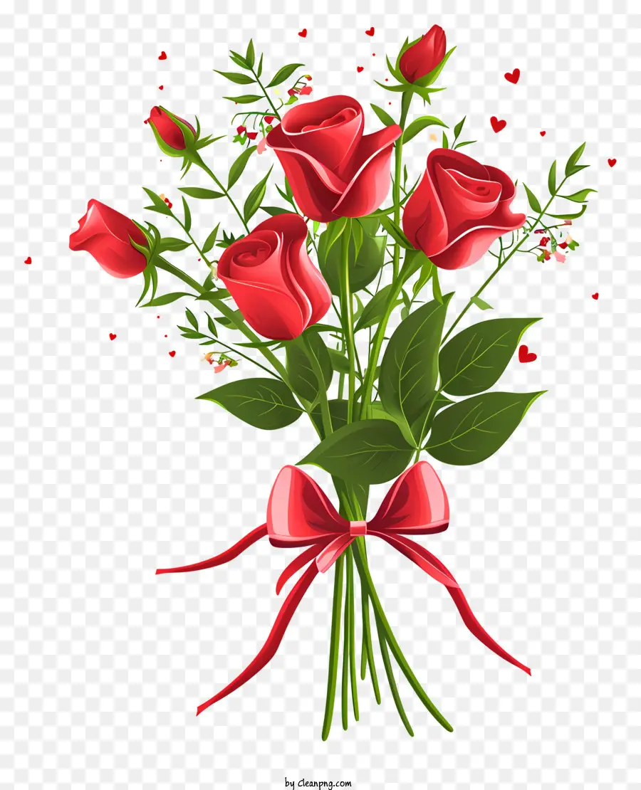 Meilleures Fleurs Pour La Saint Valentin，Les Roses Rouges PNG