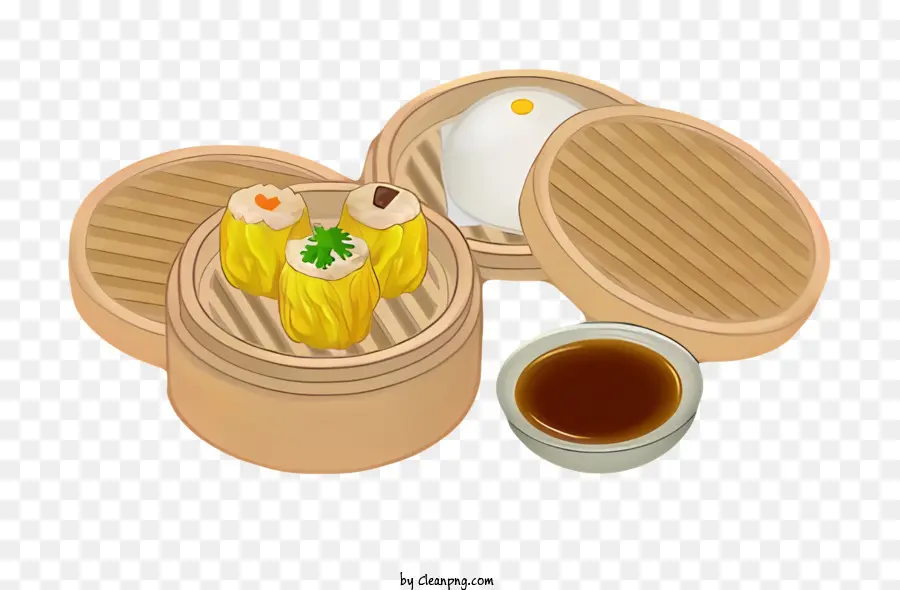 Cuisine Chinoise，Dim Sum PNG