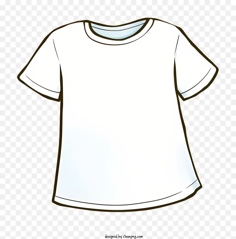 T Shirt Blanc，Chemise Sans Bouton PNG
