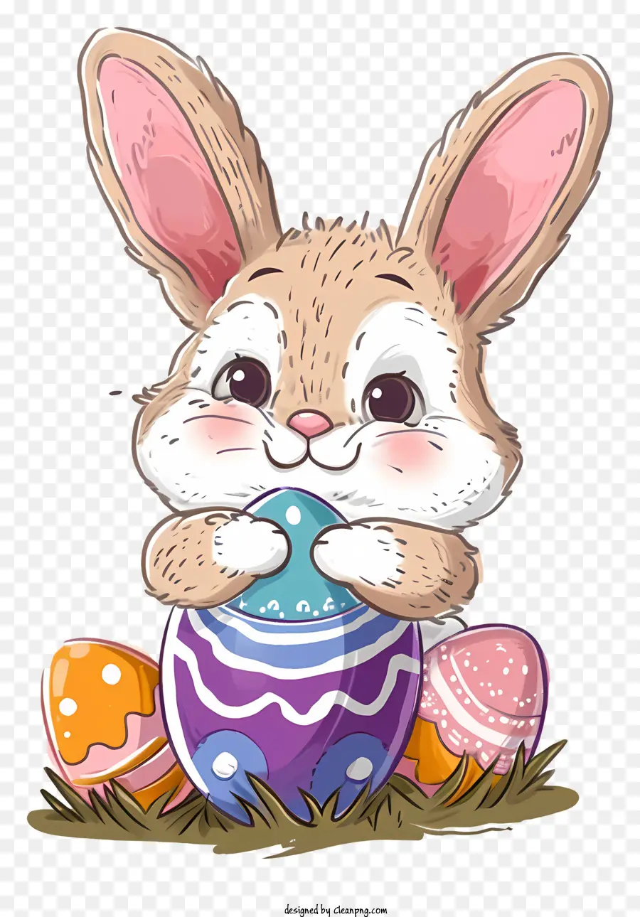 Conception De Personnage De Draw Vector，Lapin De Pâques PNG