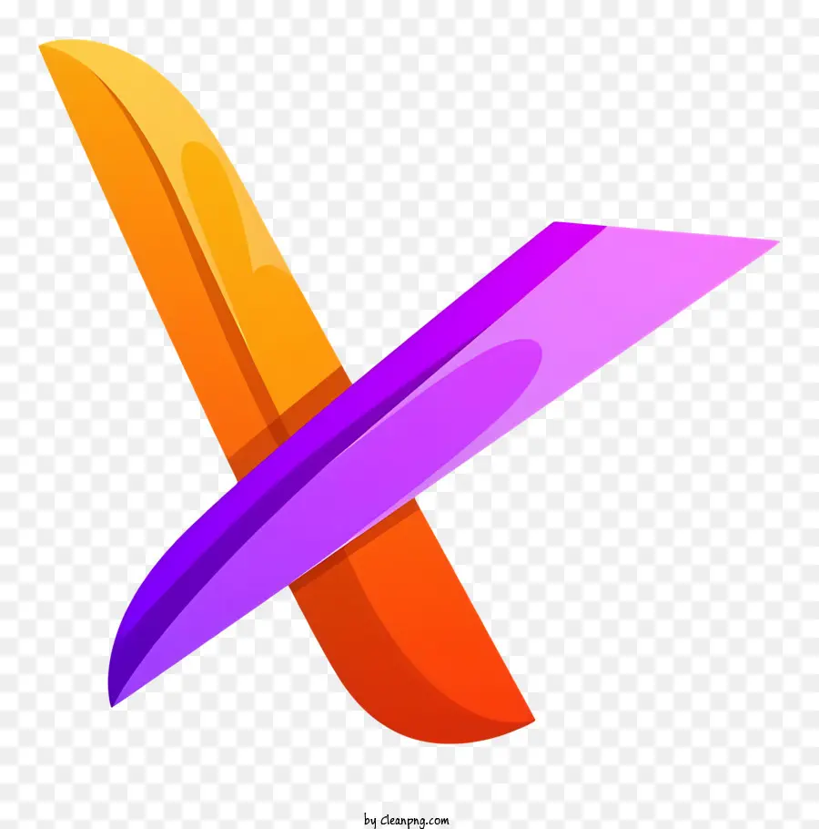 Le Logo X，Forme Abstraite PNG