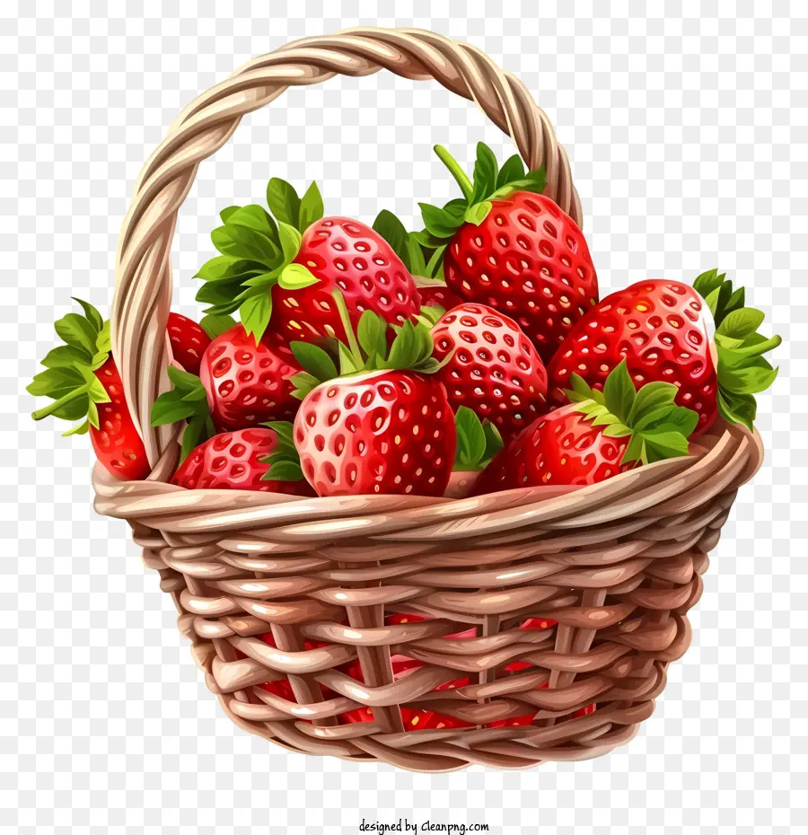 Emoji Panier De Fraises，Fraises PNG