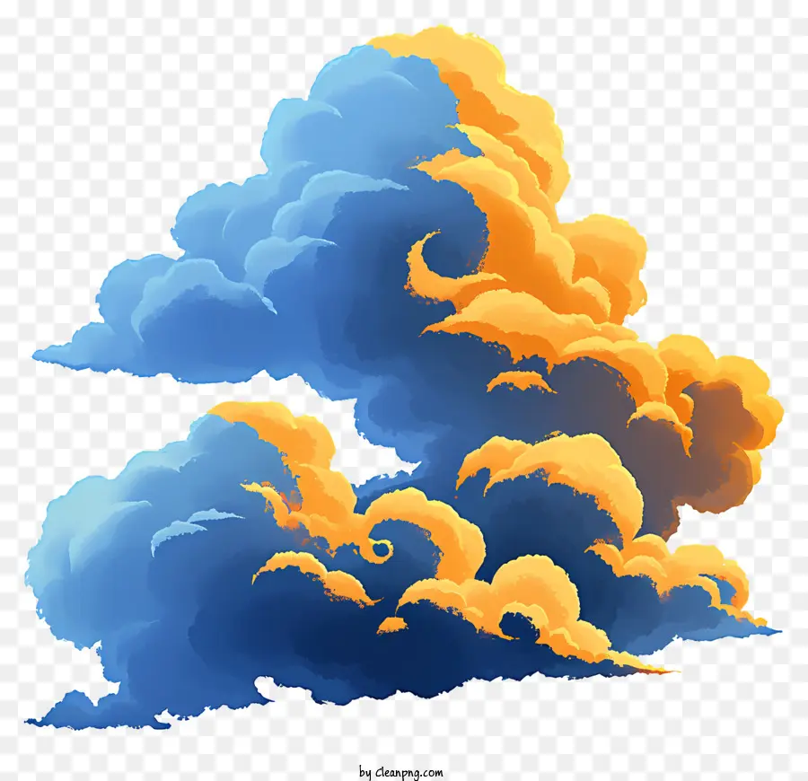 Aquarelle Cloud，En Tant Que Modèle De Langue Ia PNG