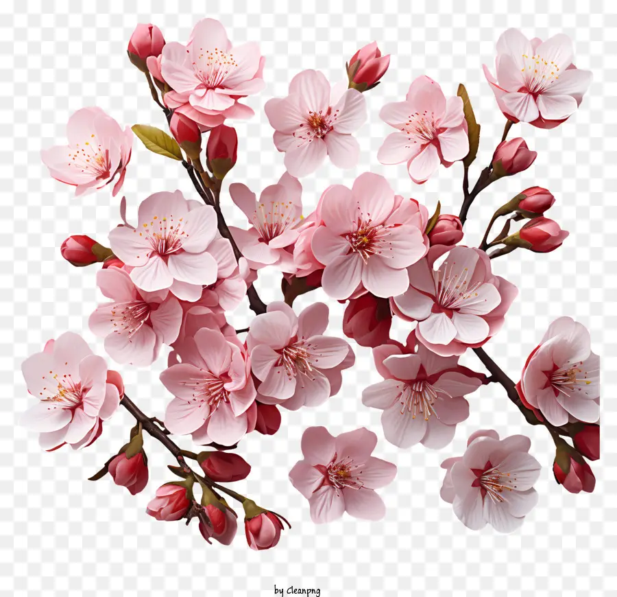 Fleur De Cerisier，Fleur De Fleur Rose PNG