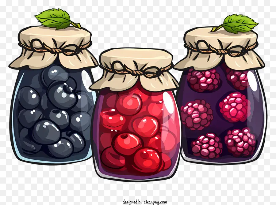 Compote De Baies，Pots De Baies PNG