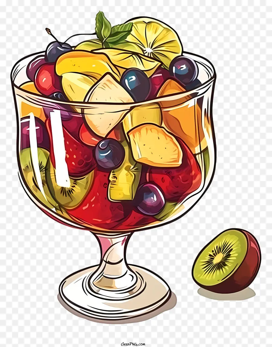 Compote De Baies，Salade De Fruits PNG