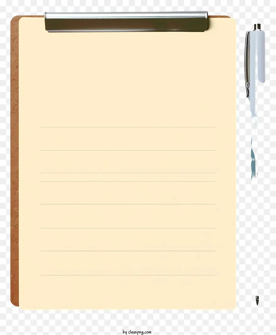 Note De Style Réaliste，Livre Blanc PNG