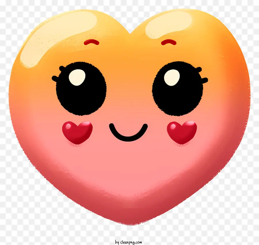 Emoji Coeur，Emoji Souriant PNG