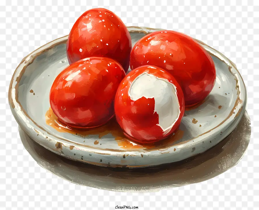 Oeufs De Pâques，Tomates PNG